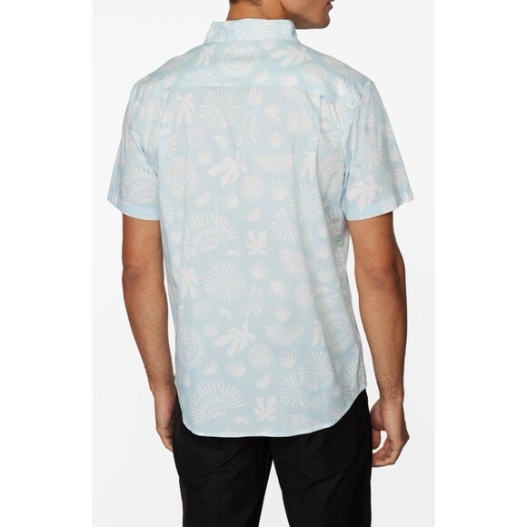 O'Neill Cosmos Short Sleeve Button Up Shirt SZ M - Picture 2 of 8